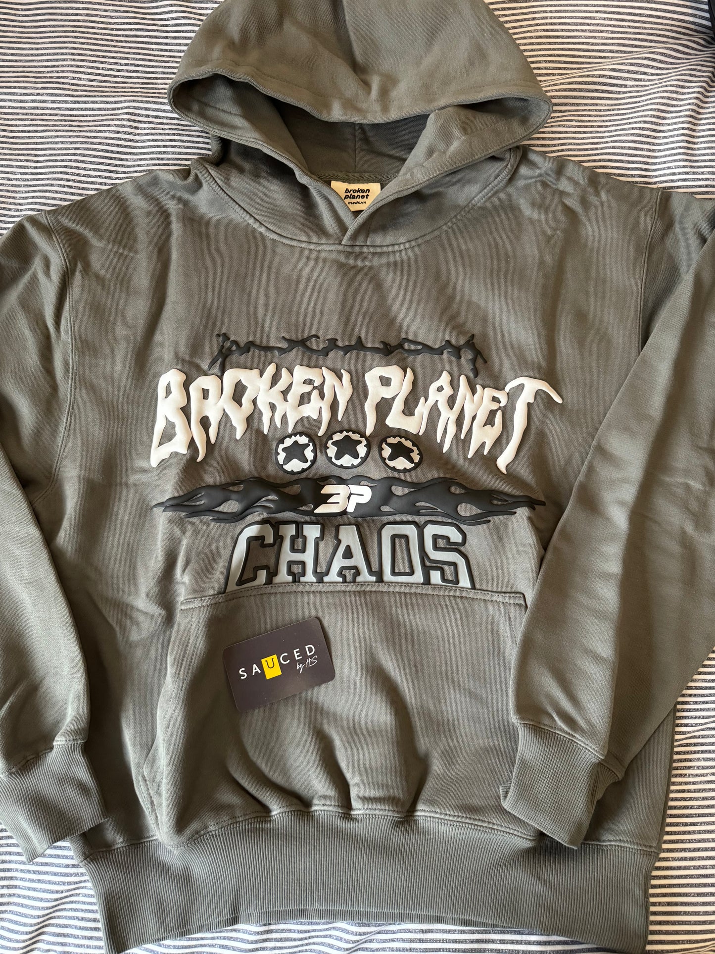 Broken Planet 'Chaos' Gunmetal Gray Hoodie