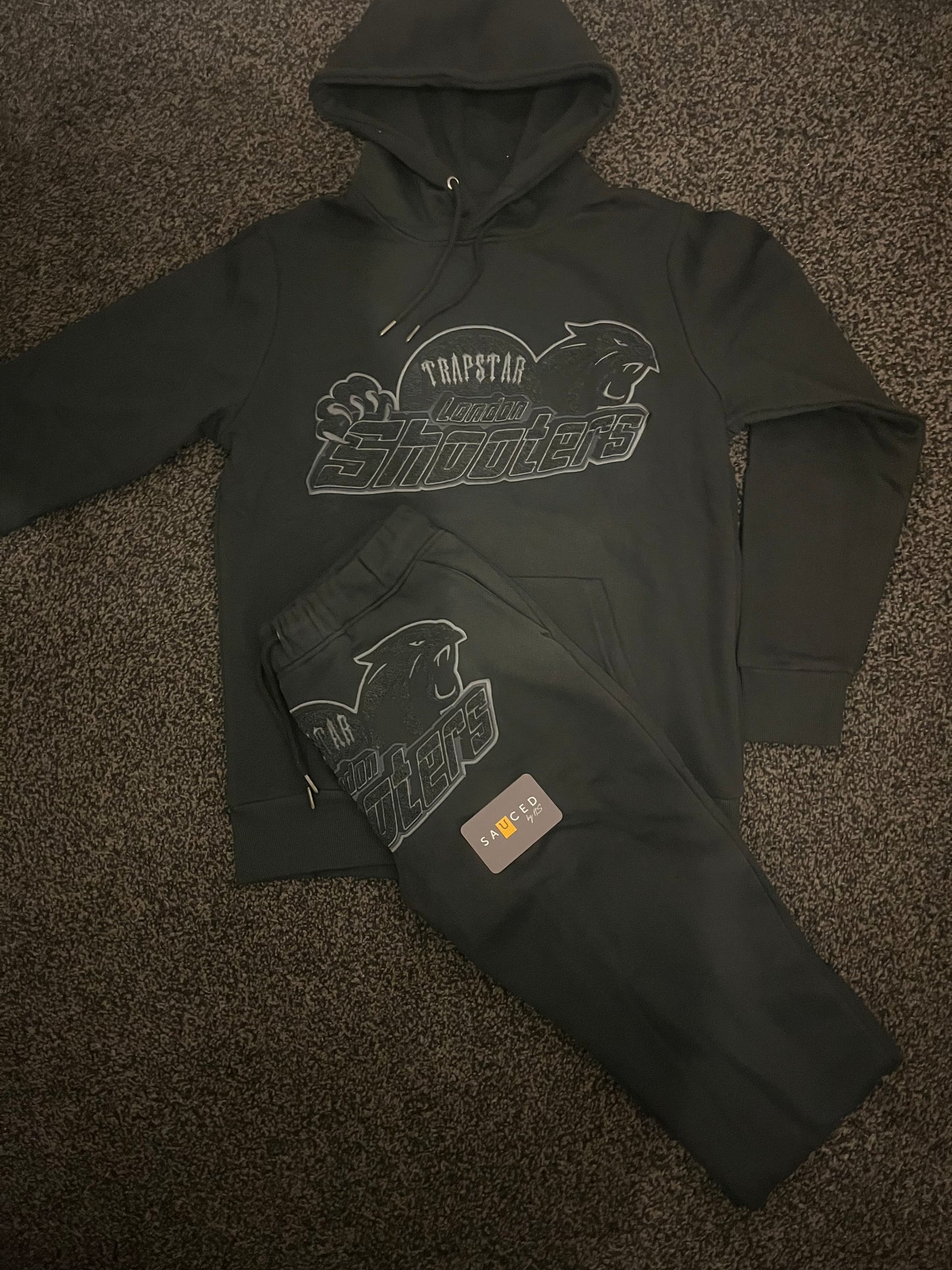 Trapstar London Shooters Hooded Tracksuit ~ Blackout