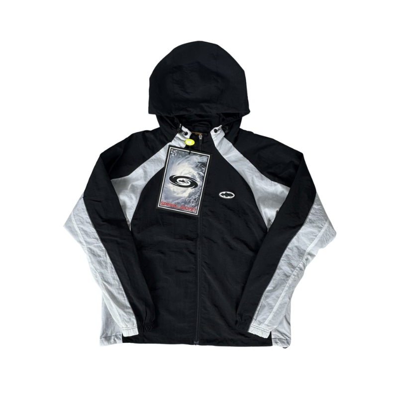 CORTEIZ BLACK WINDBREAKER