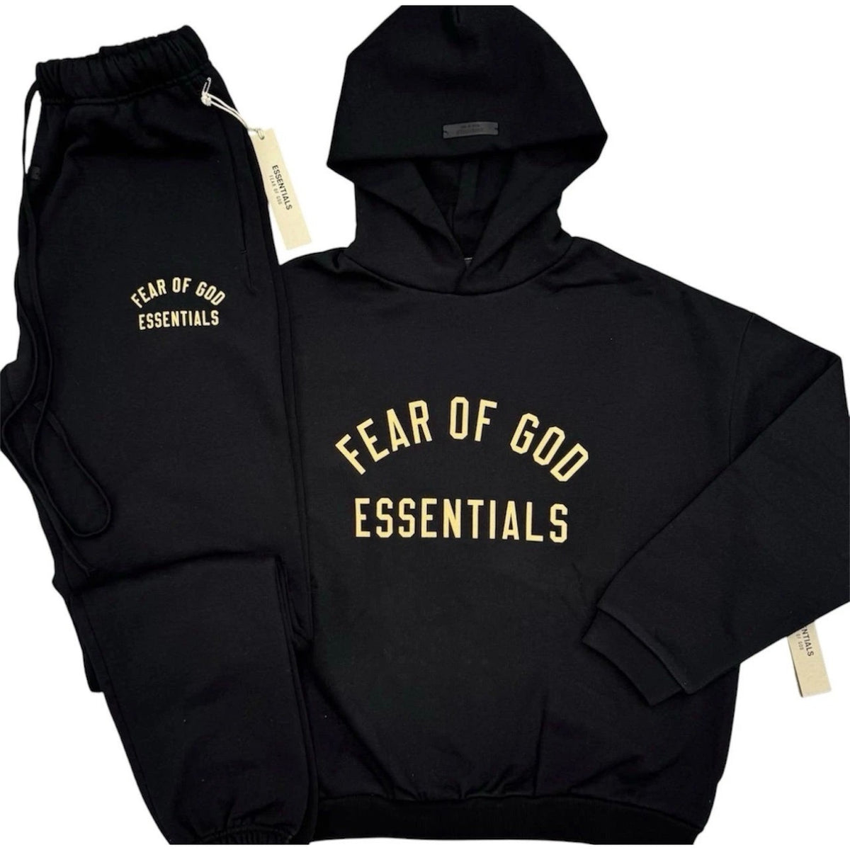 Ready to Ship – 'Black / Gold' FW24 Hooded Tracksuit