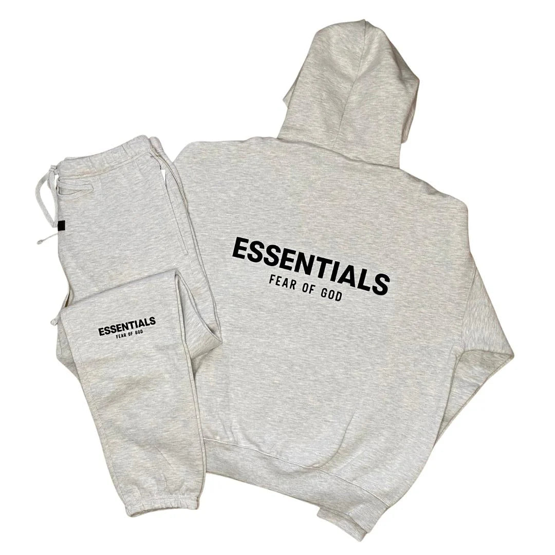 'Light Oatmeal' SS22 Hooded Tracksuit