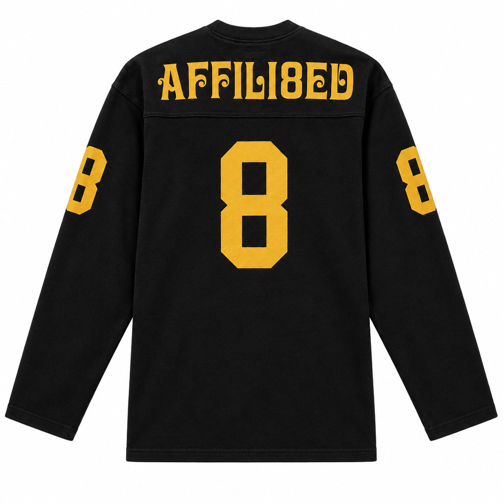 Black / Yellow Supreme 8 Long Sleeve - view 2