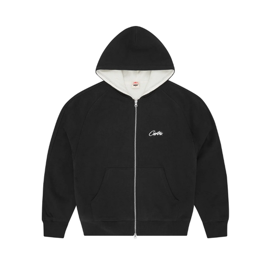 CORTEIZ BLACK HMP ZIP UP HOODIE