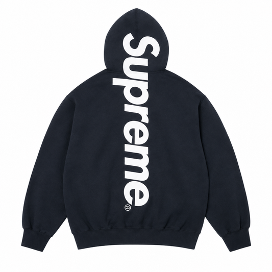 Navy Supreme Appliqué Hoodie - SaucedByHS