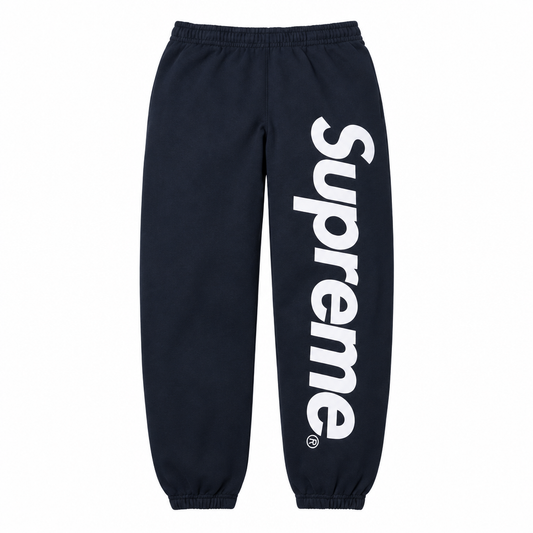 Navy Supreme Appliqué Joggers - SaucedByHS