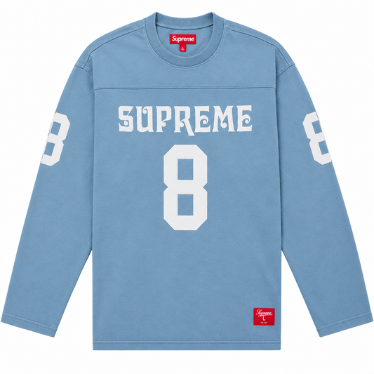 Sky Blue Supreme 8 Long Sleeve - SaucedByHS