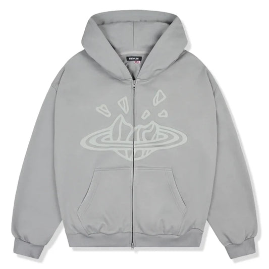 BP LIGHT GREY ZIP UP