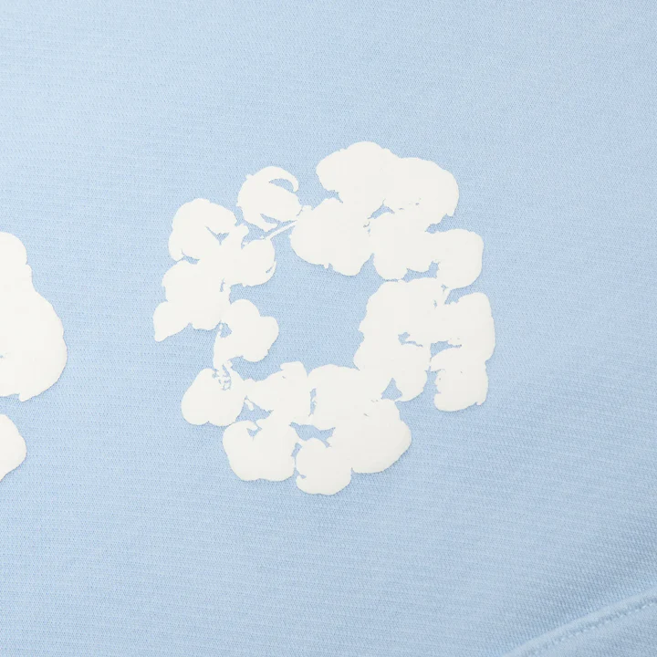 Baby Blue Denim Tears Cotton Wreath Hoodie