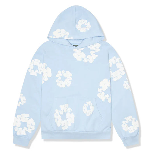 Baby Blue Denim Tears Cotton Wreath Hoodie