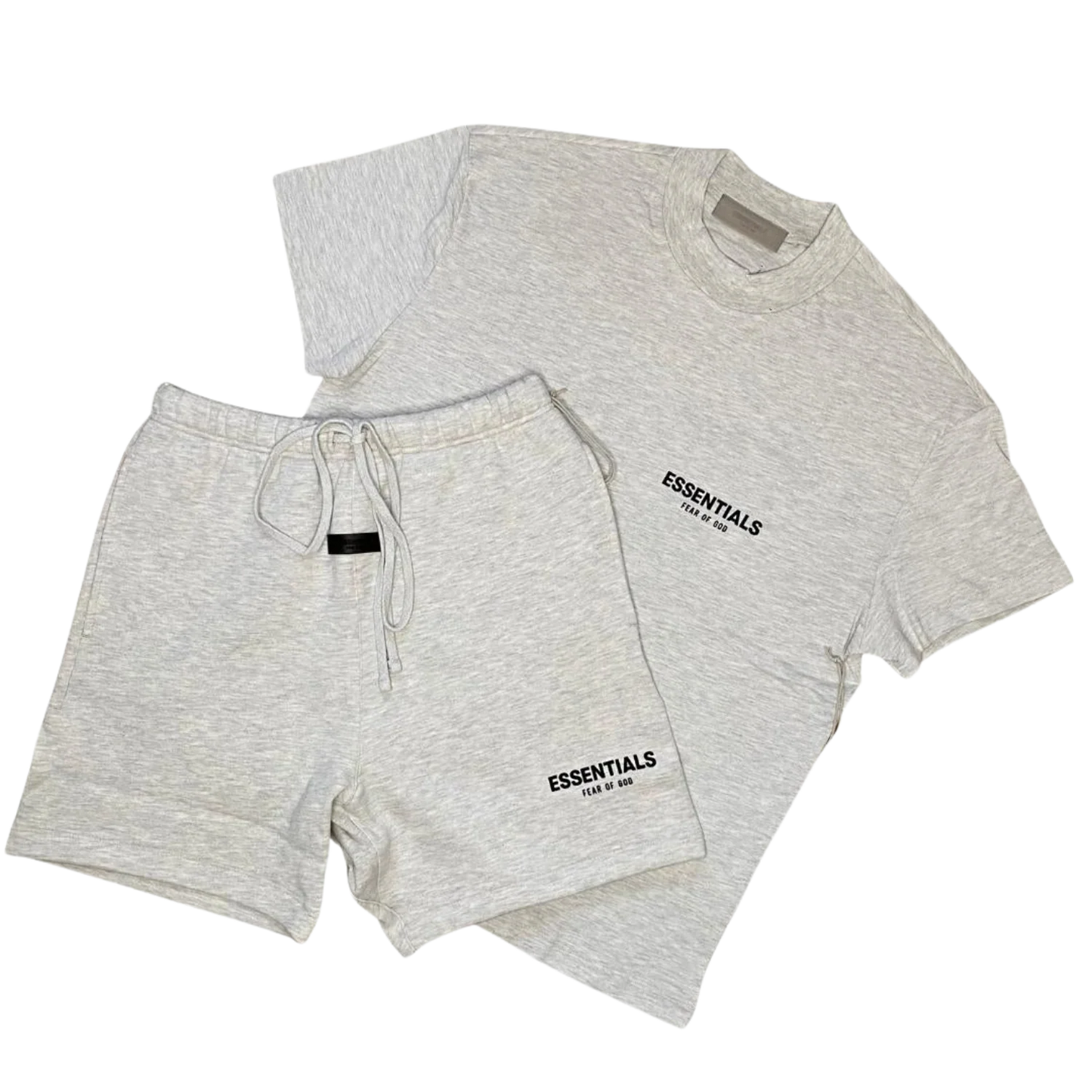 'Light Oatmeal' SS22 Tee & Short Set