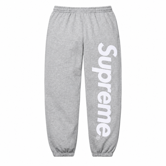 Grey Supreme Appliqué Joggers - SaucedByHS