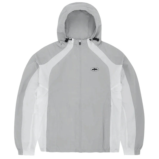 CORTEIZ GREY WINDBREAKER