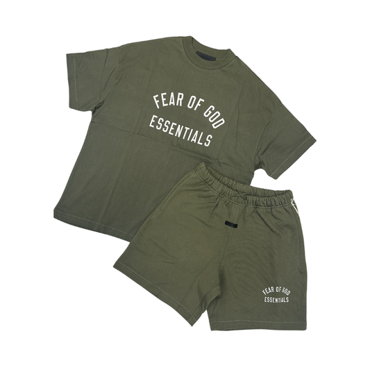 FW24 Military Tee & Short Set