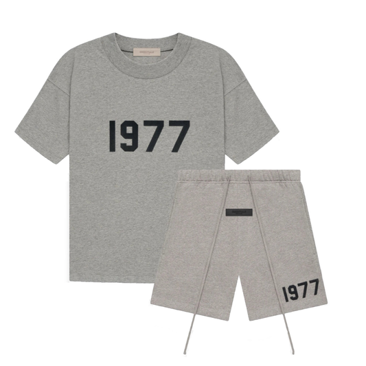 'Dark Oat' 1977 Tee & Short Set